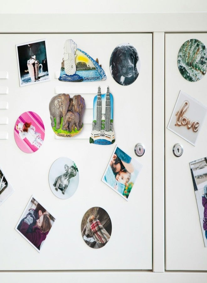 Moira 3D Resin Fridge Magnets Set of 3, Southeast Asia Landmarks, Singapore Merlion, Thailand Elephants, Malaysia Twin Towers, Travel Souvenir Collection - Image 2